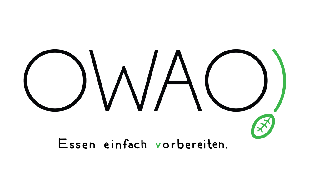 OWAO! Logo + Slogan Essen einfach vorbereiten