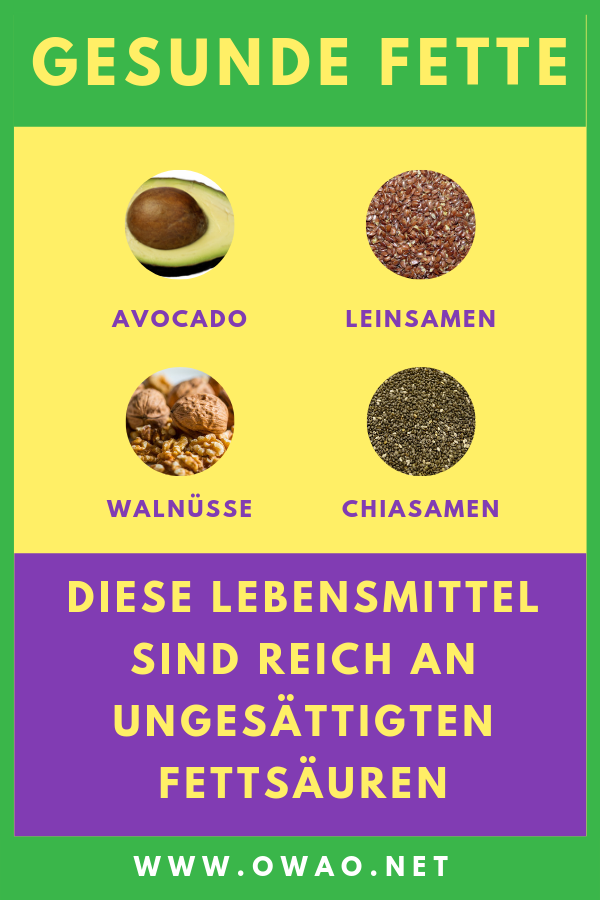 Gesunde Fette: Wichtiges über gesättigte und ungesättigte Fettsäuren