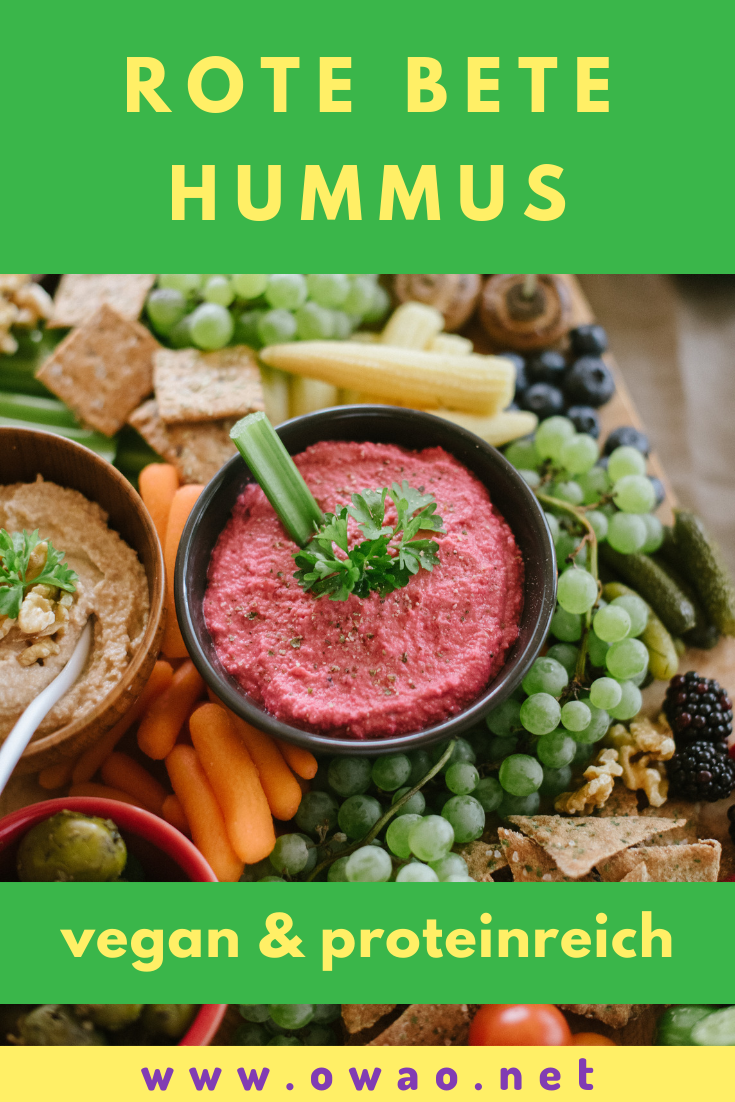 Pinker Hummus-Rote Bete Hummus