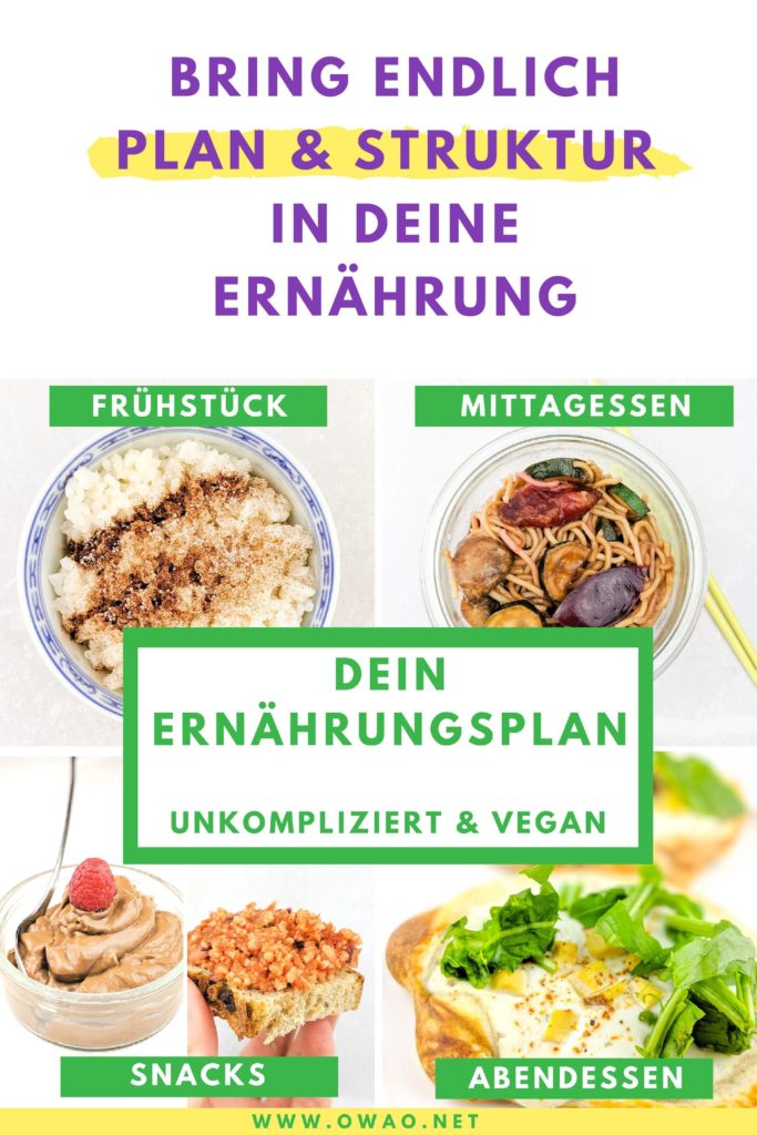 Veganer Ernährungsplan-OWAO!-Meal Prep