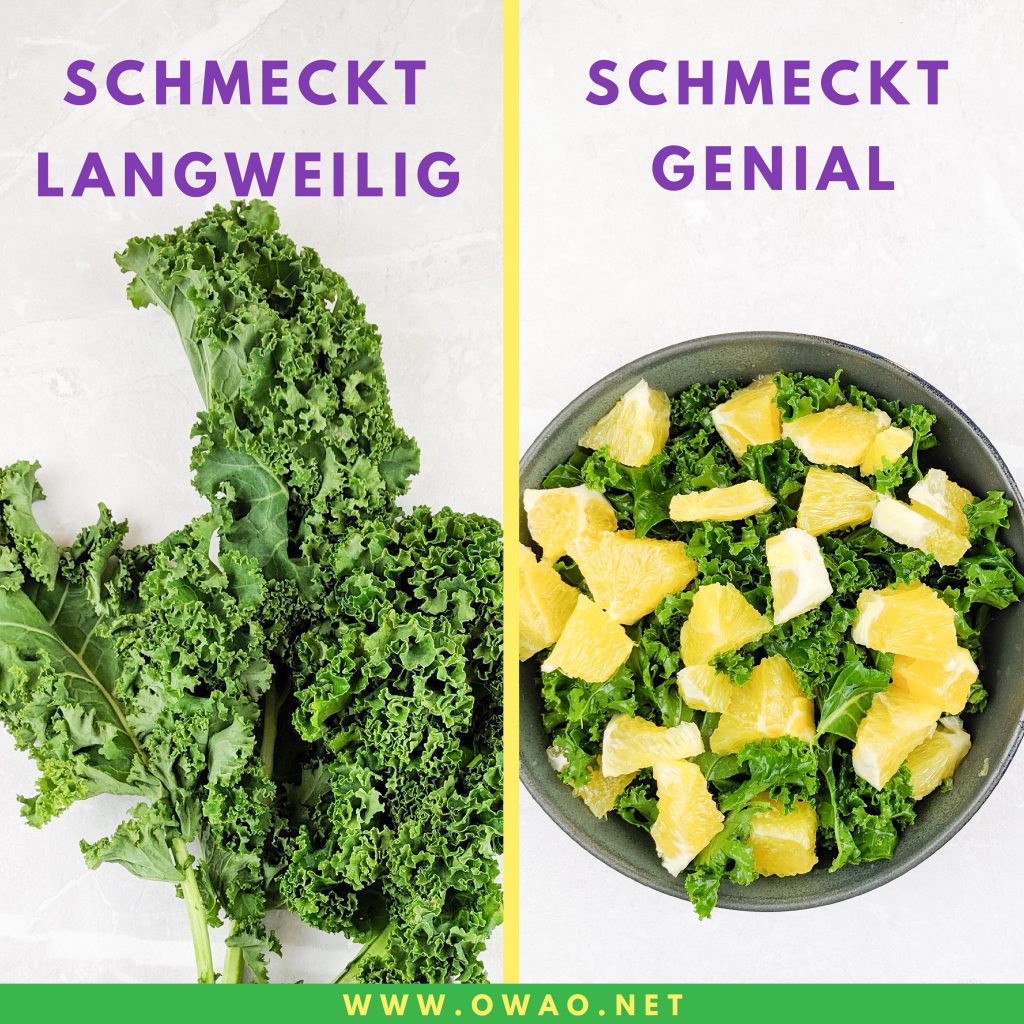 Grünkohl Rezept-OWAO!-Ernährung für Vielbeschäftigte-Meal Prep-Meal Prep vegan