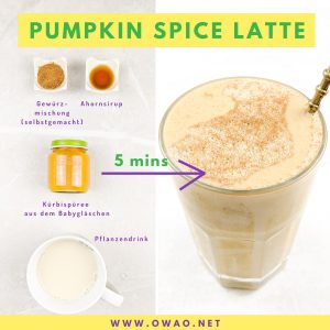 Pumpkin Spice Latte-OWAO!-Meal Prep-Ernährung für Vielbeschäftigte-Kürbis