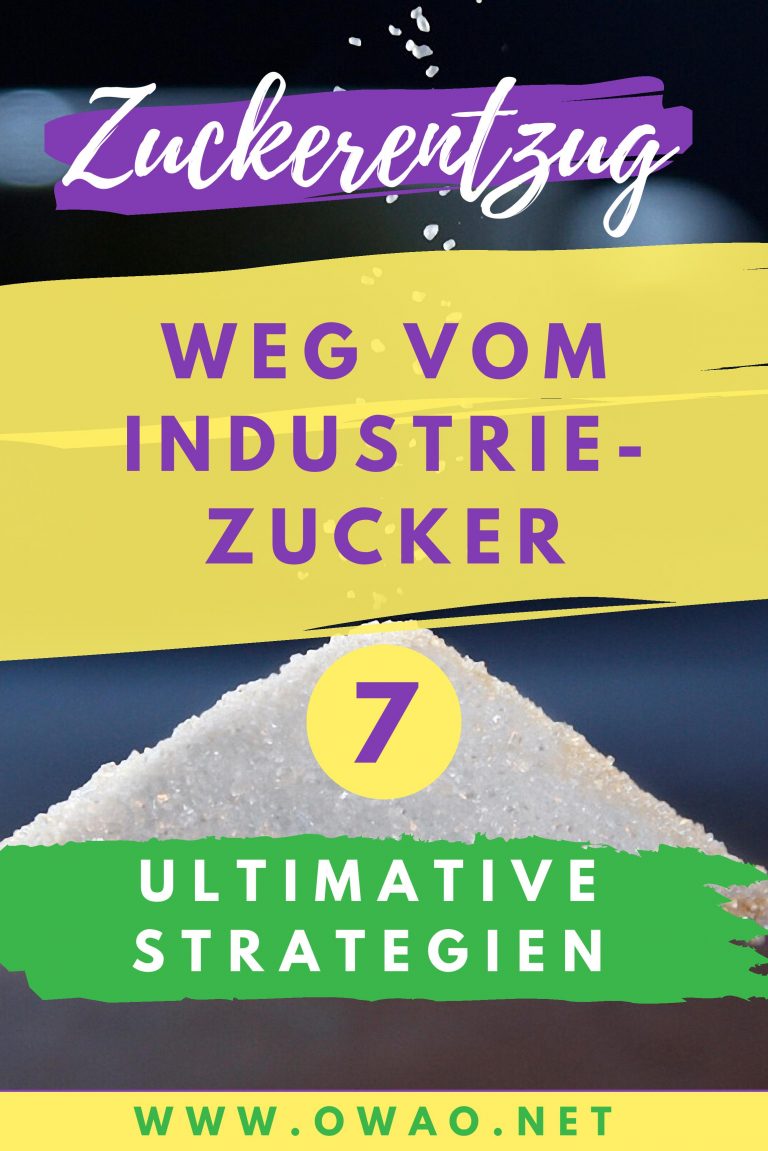 Zuckerentzug-Weg vom Industriezucker-Zucker-weglassen