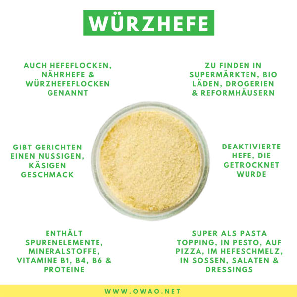 Nährstoffe-Würzhefe-OWAO!-Meal prep-Meal prep vegan