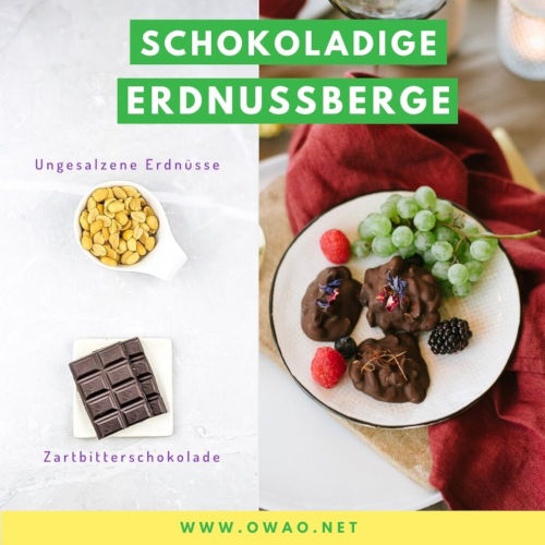 Schokoladige Erdnussberge