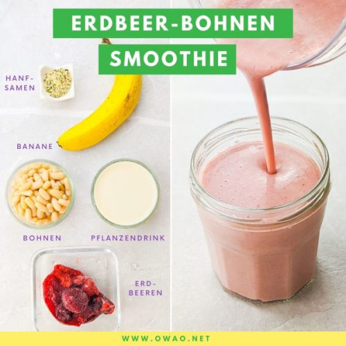 Protein Shake selber machen Veganer Shake ohne Proteinpulver