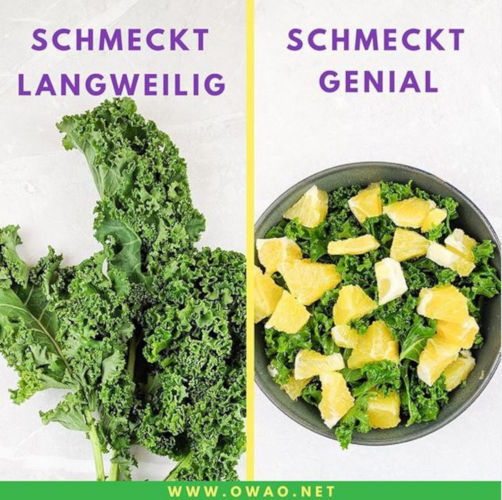 Grünkohl-Orangen Salat
