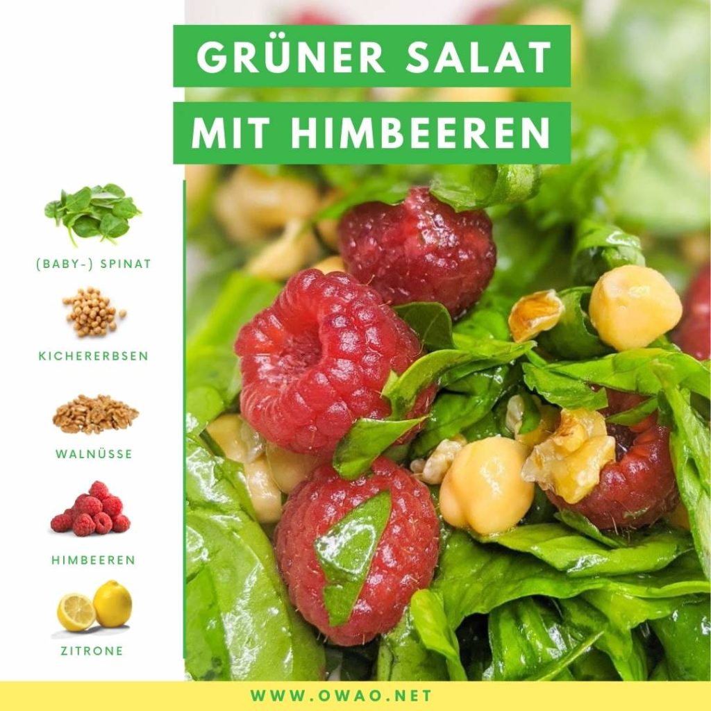 Grüner Salat Rezept: Dieser grüne Salat ist schnell &amp; einfach! - OWAO!