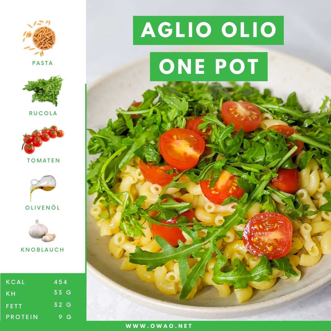 One Pot Pasta vegan: Geniales veganes Aglio Olio Rezept!